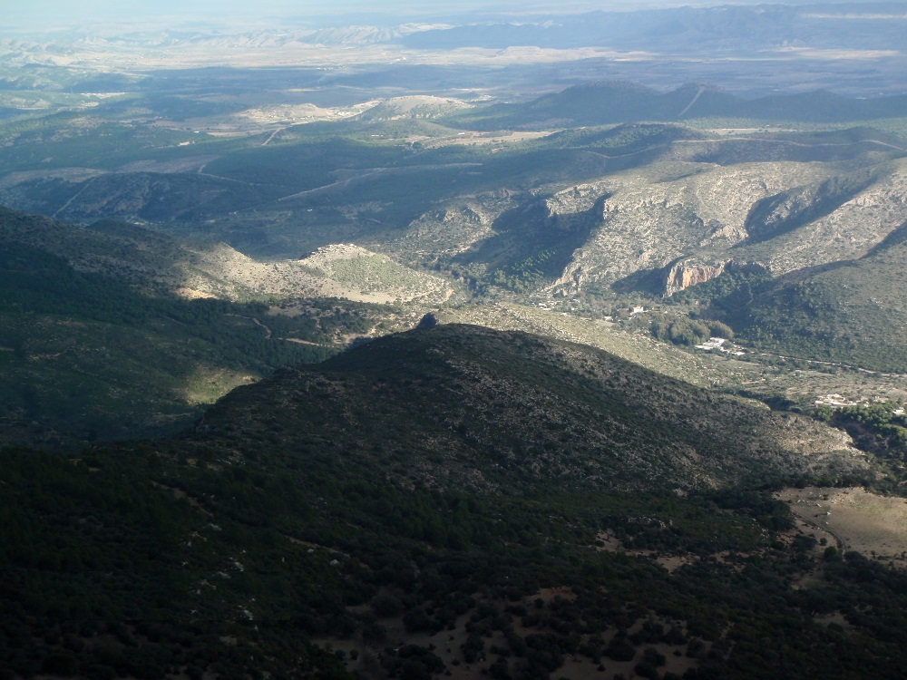 Ain Boussadia vu depuis le Djebel Bargou